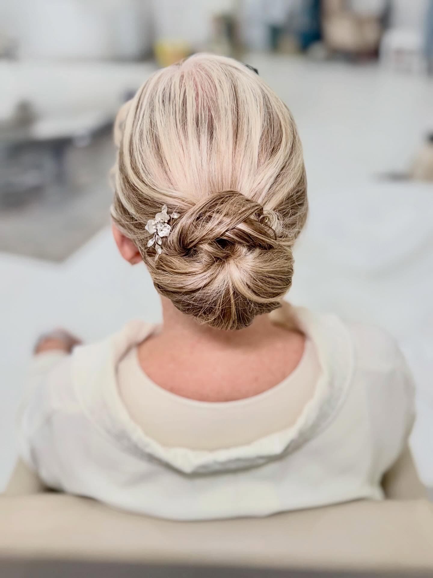 Hair styling work at Lee Graves Salon in Plano, TX