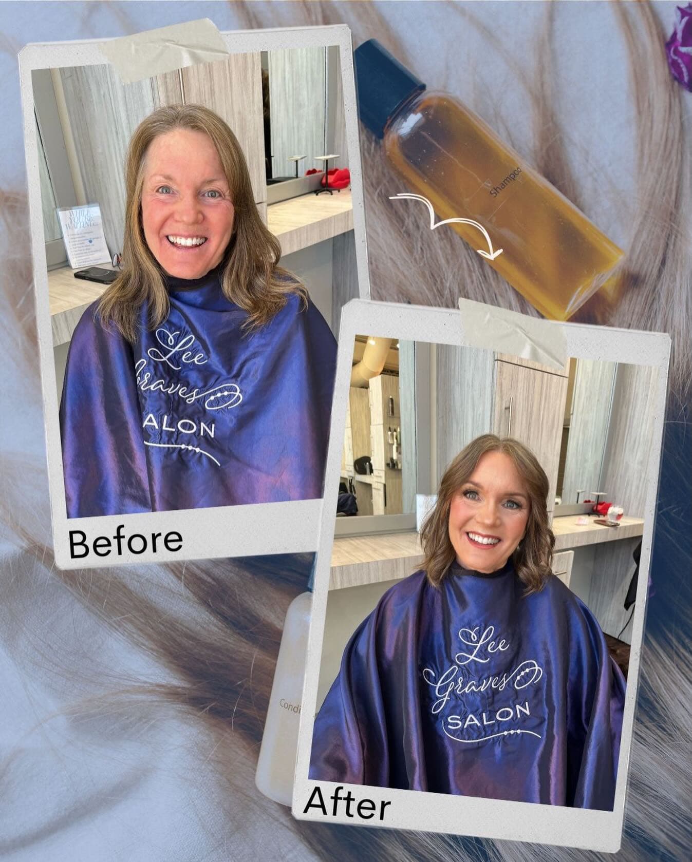 Beauty salon transformation work at Lee Graves Salon in Plano, TX