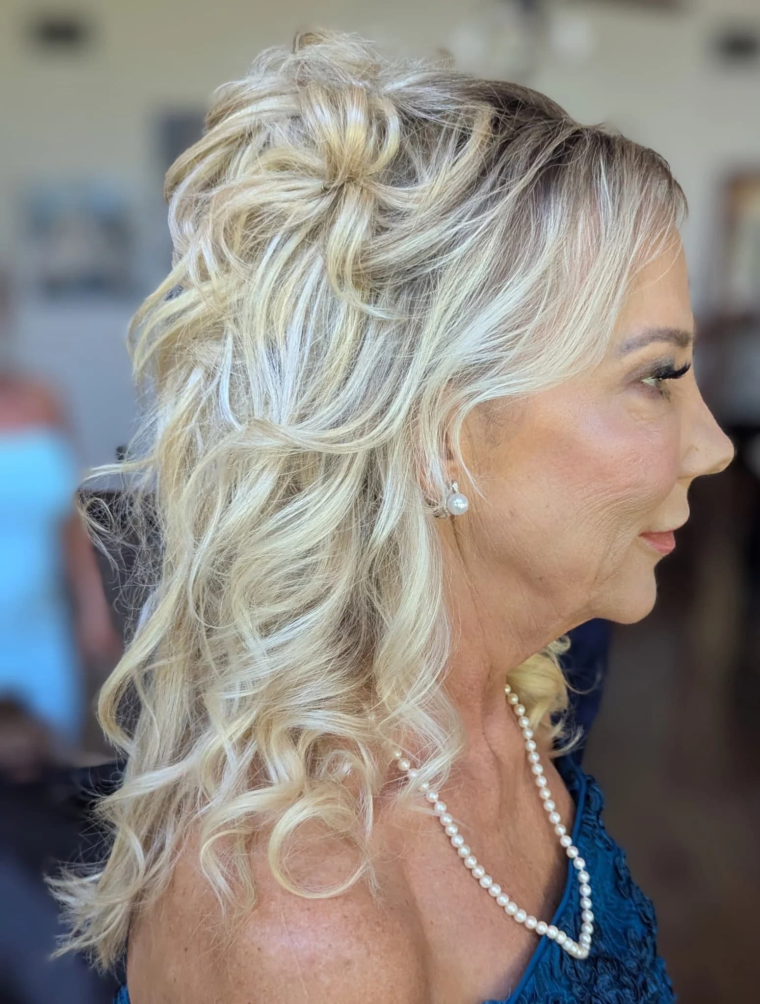 Wedding hair and makeup by Lee Graves Salon - photo 13